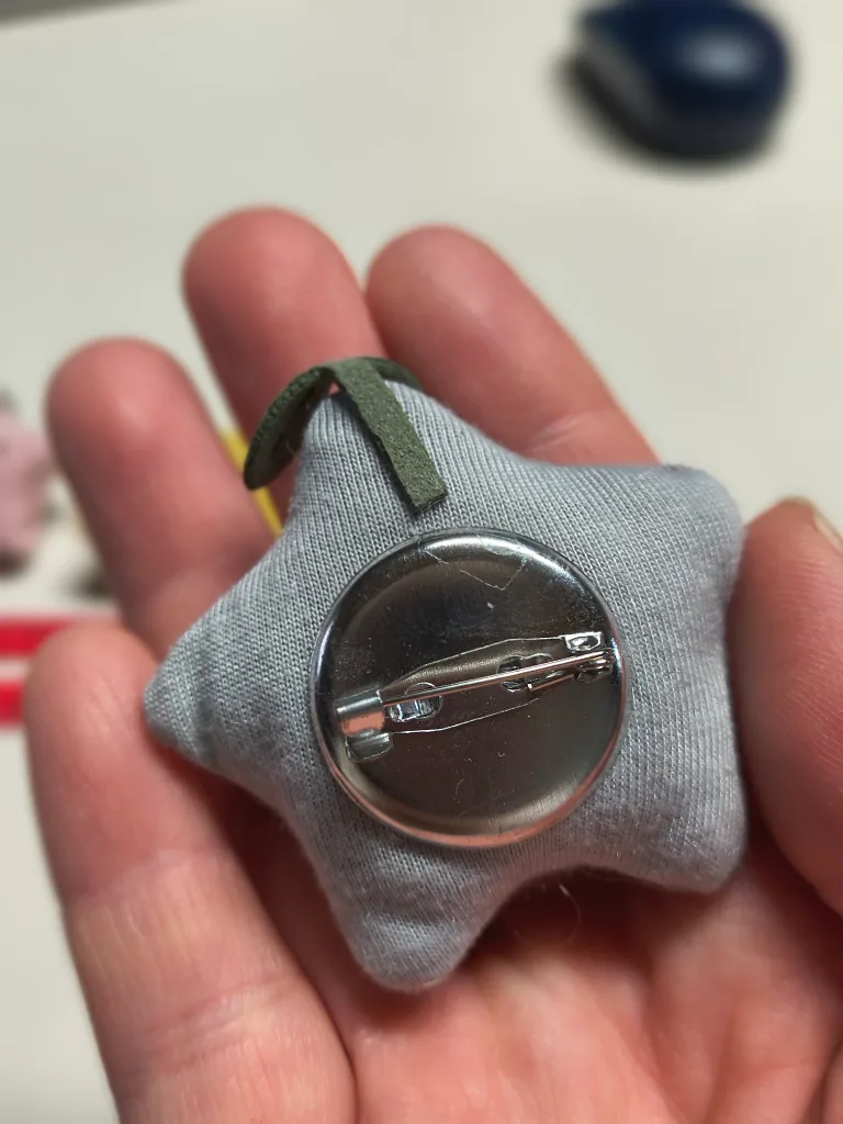 Cute Star Plush Pin image indicator(3)