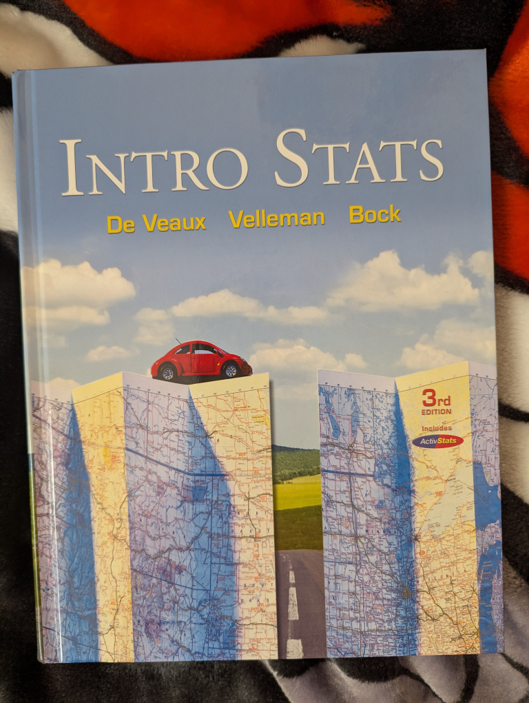 University Statistics Textbook for Sale