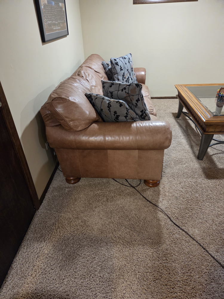 Leather Sofa - Brown - photo 2