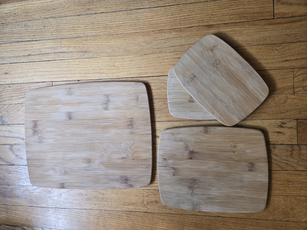 Bamboo Cutting Boards (Set of 3)