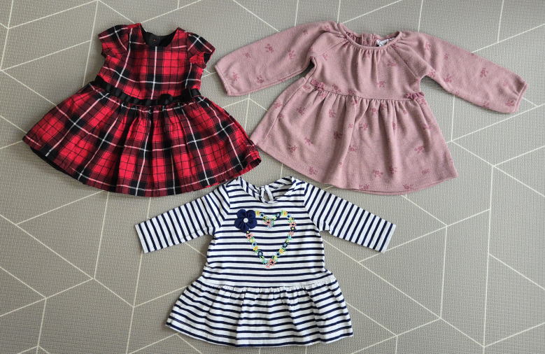 Baby Girl Dresses/Tops (Size 3-6 Months)