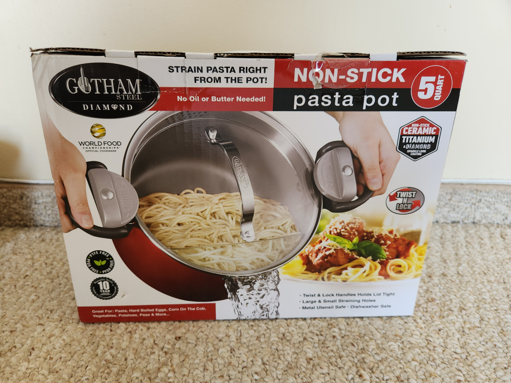 Gotham Steel 5-Quart Pasta Pot - photo 5