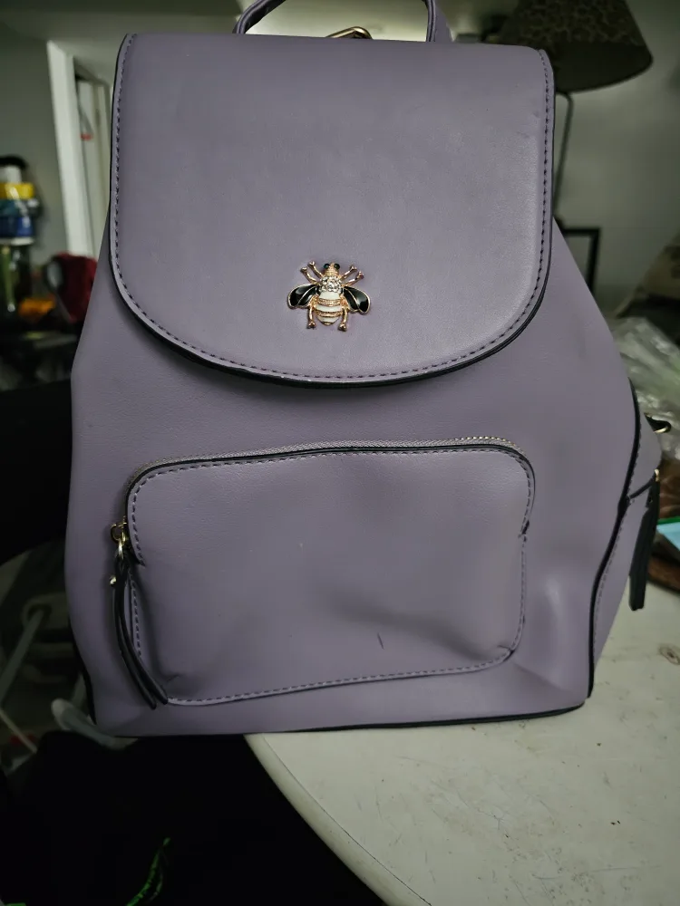 Purple Bee Accent Backpack image indicator(2)
