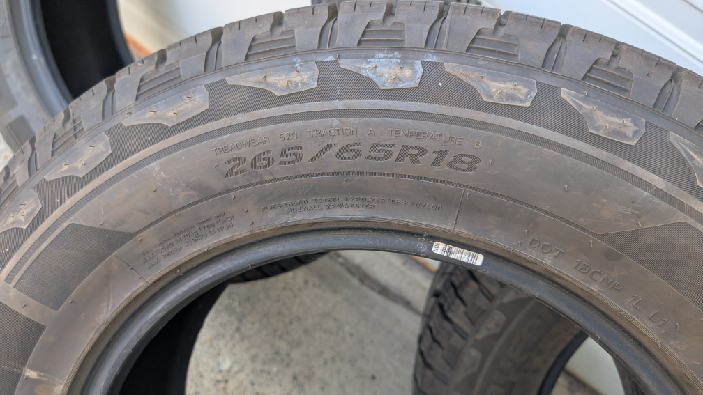 Selling All Weather Truck Tires set of 4 265/65R18 - photo 2