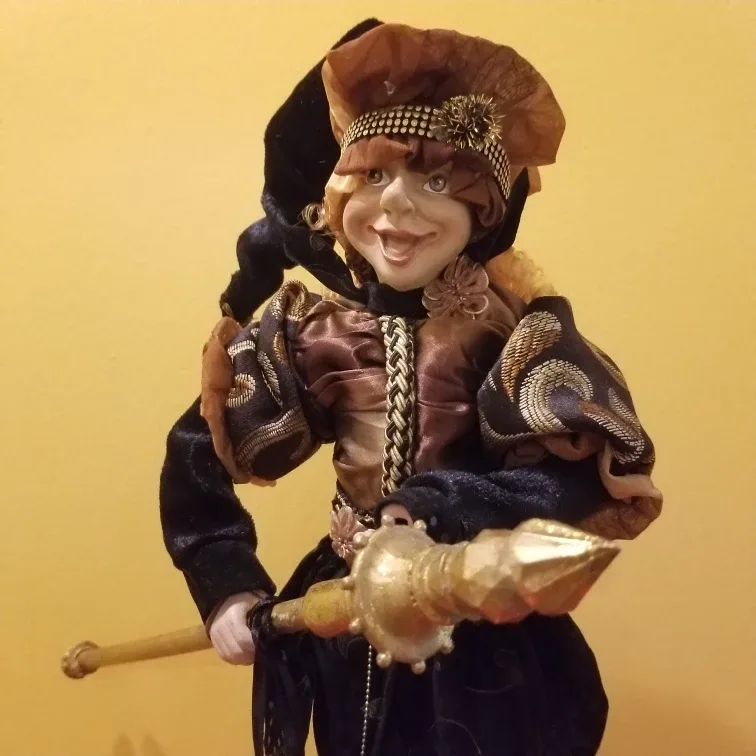 Vintage Jester Doll with Staff image indicator(6)