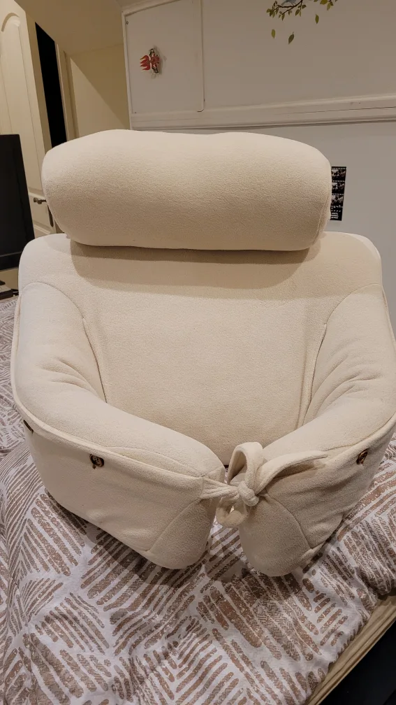 Ivory Reading Pillow with Neck Support image indicator(2)