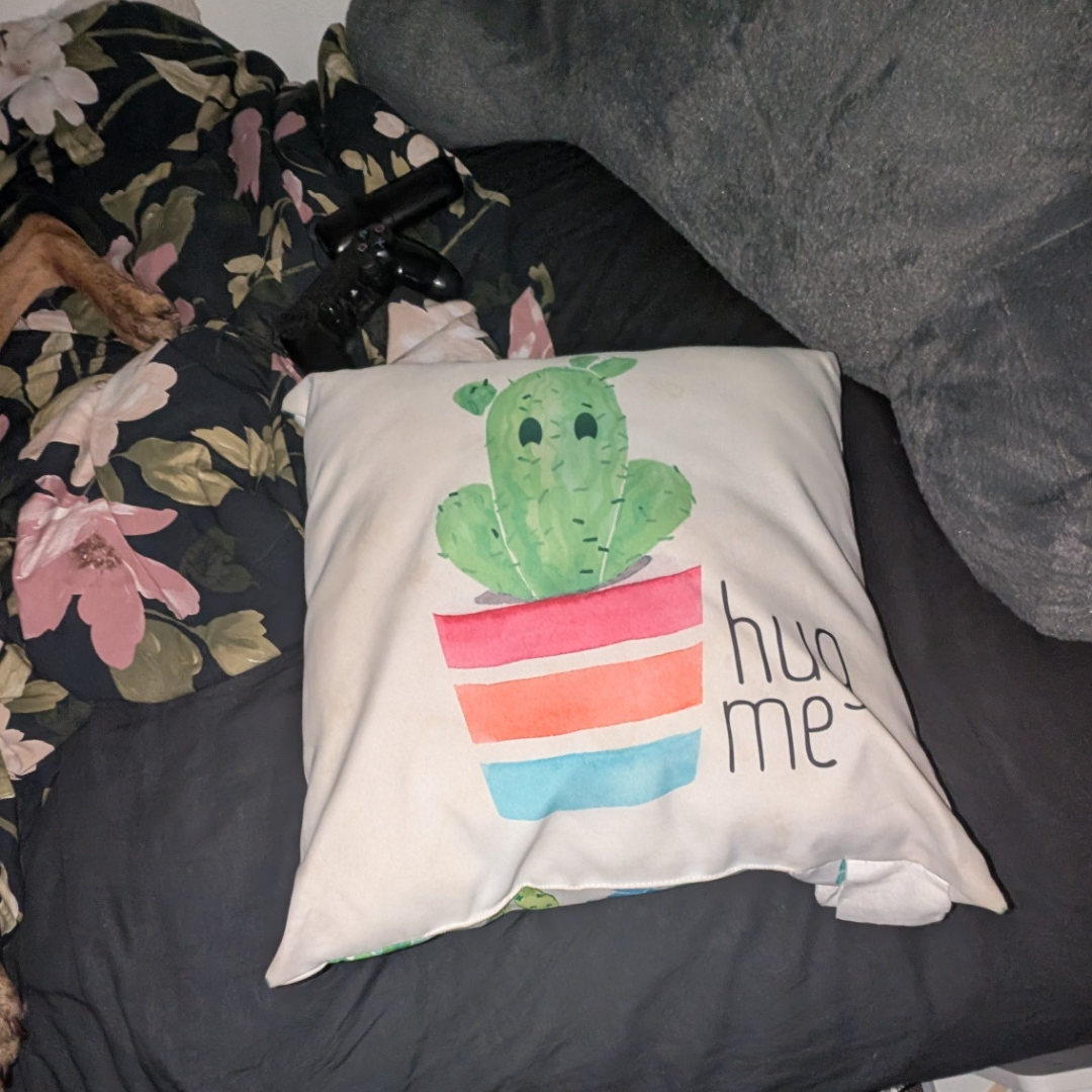 Cactus Print Throw Pillow