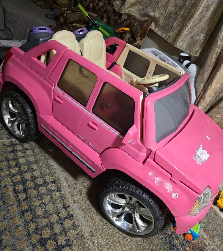 Pink Cadillac Escalade Ride-On Toy Car image indicator(4)