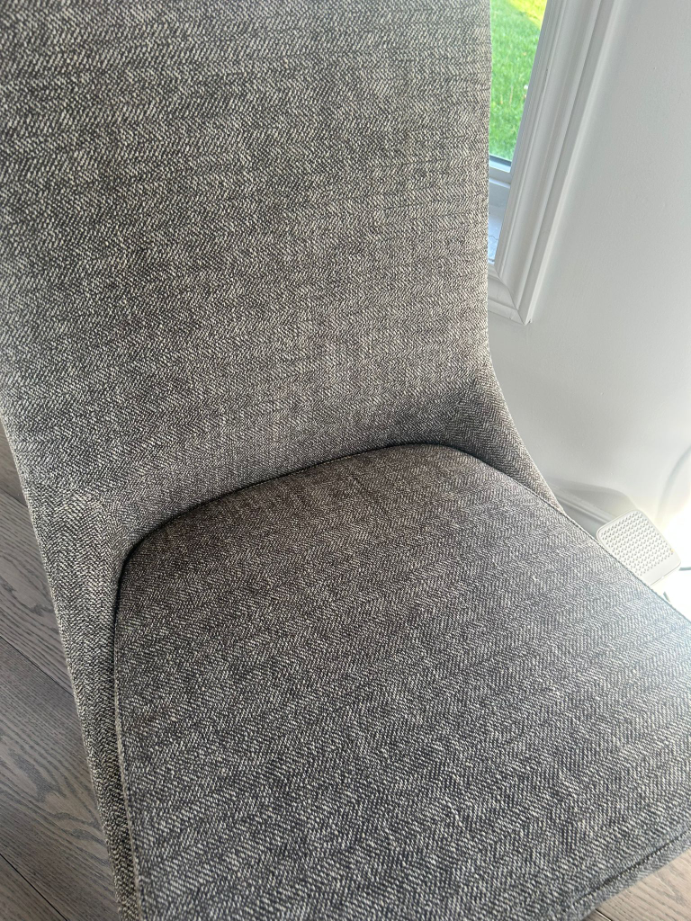Upholstered Dining Chairs- Grey - 6 chairs - $80 each - photo 5