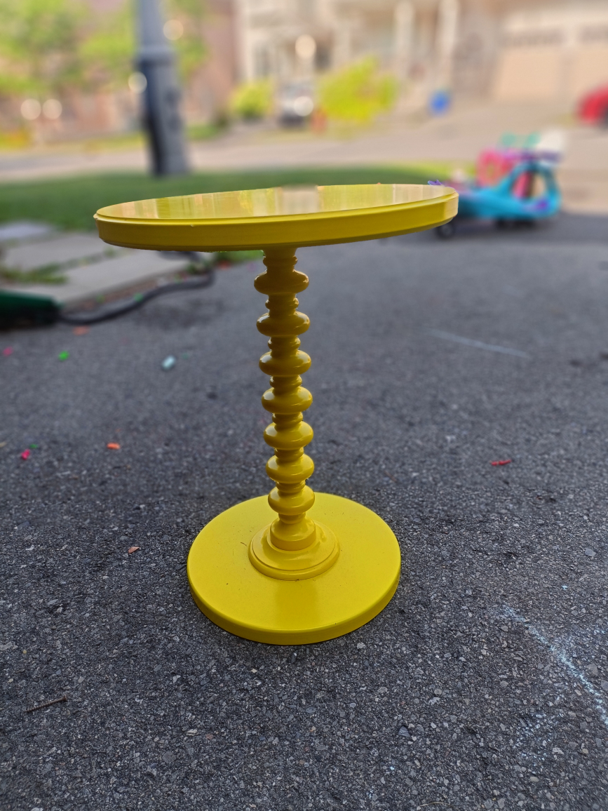 Yellow Accent Table