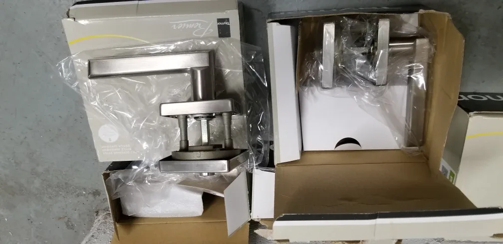 NEW Taymor Satin Nickel Door Levers image indicator(5)