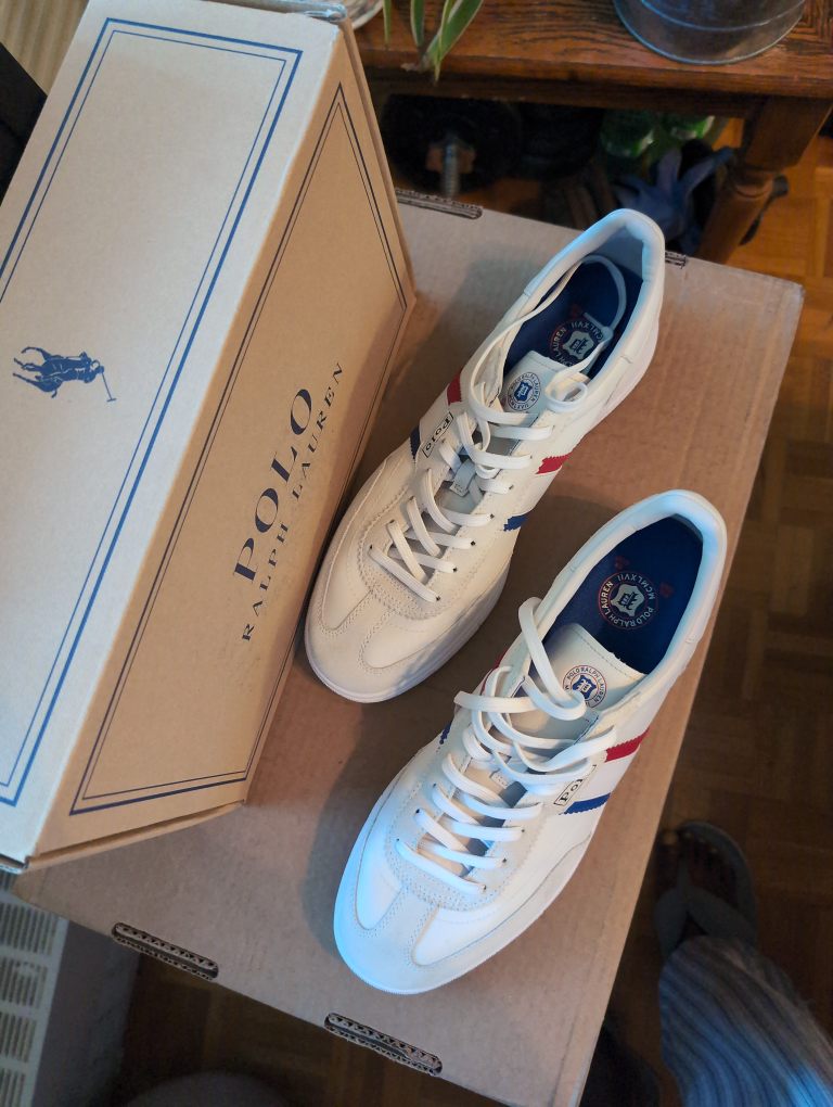 Polo Ralph Lauren White Leather Sneakers - photo 5