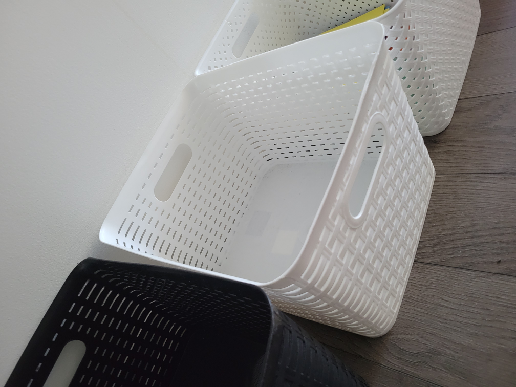 Storage - White, Black, Clear & Rubbish Bin - photo 3