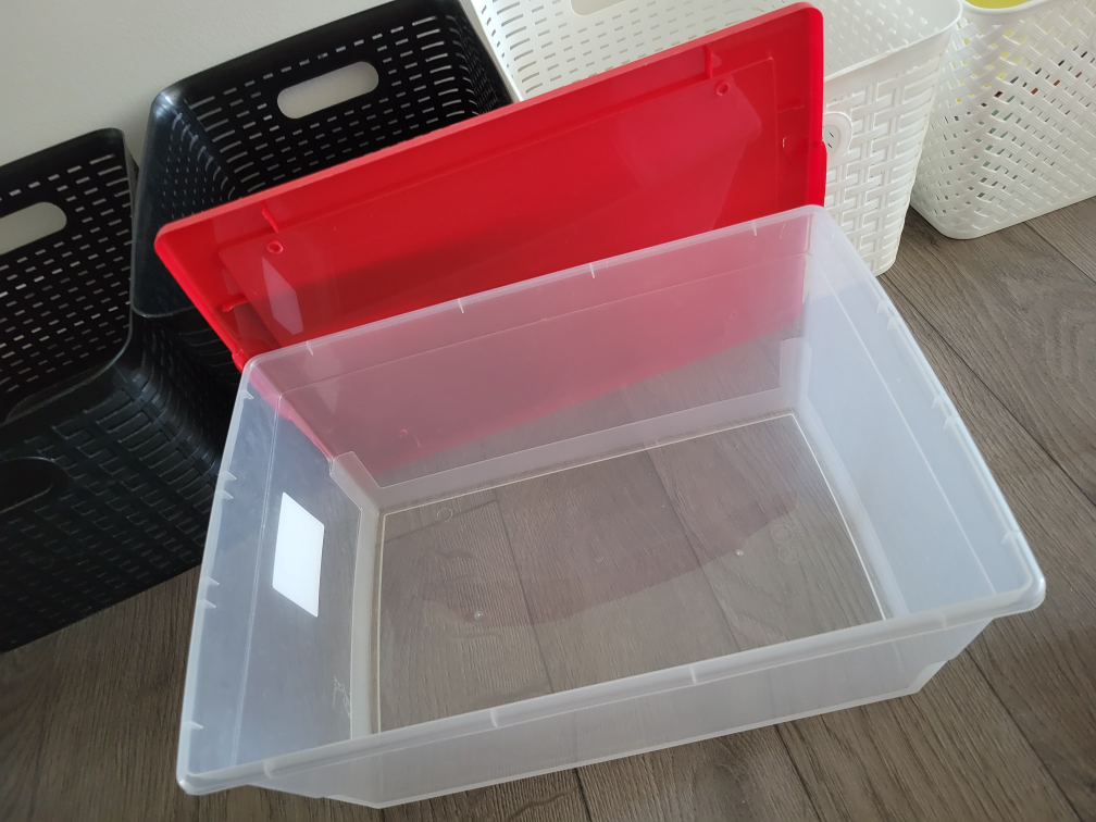 Storage - White, Black, Clear & Rubbish Bin - photo 4