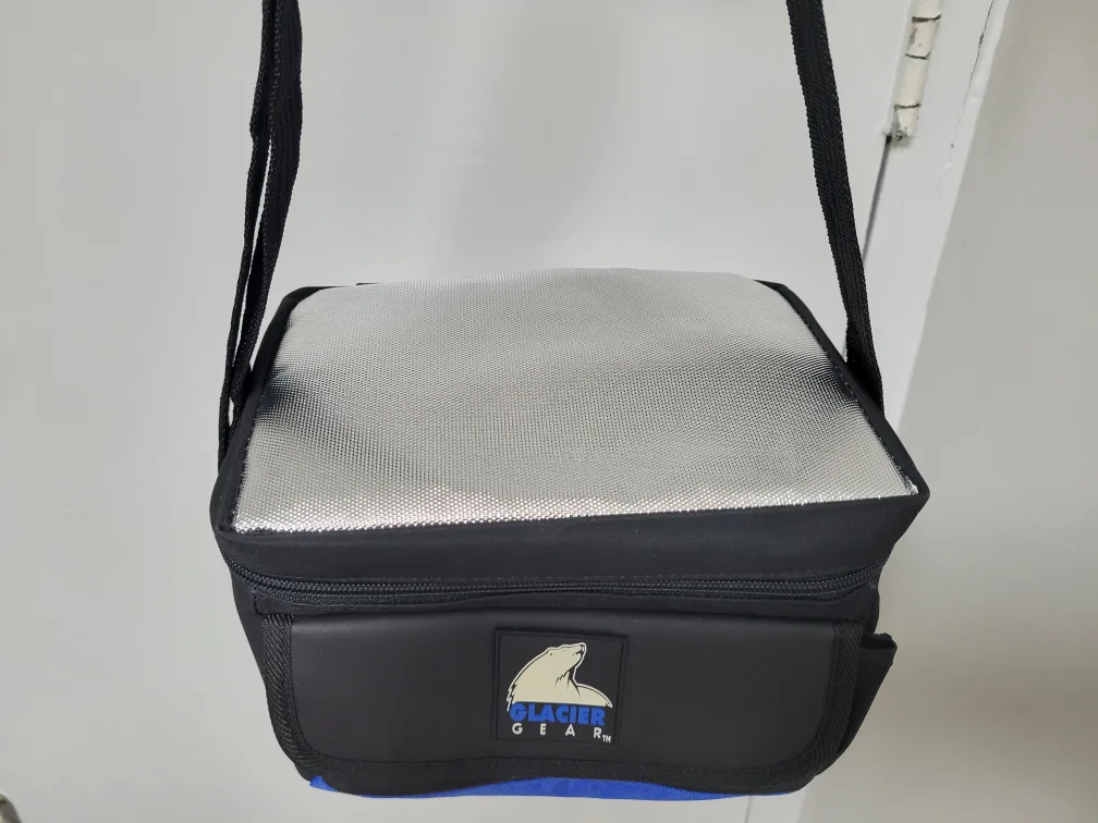 Glacier Gear Insulated Lunch Bag - Black/Blue image indicator(3)
