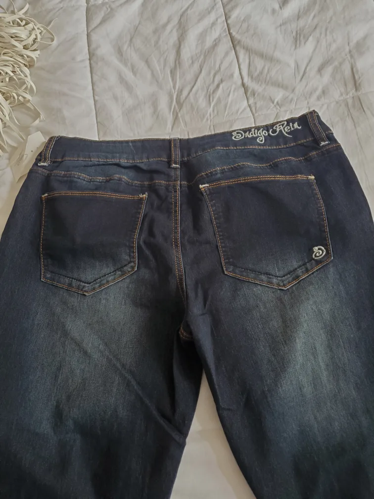 Indigo Rein Jeans - Size 13, Dark Wash image indicator(4)