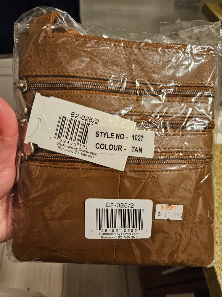 🧡New Tan Leather Crossbody Bag image indicator(3)