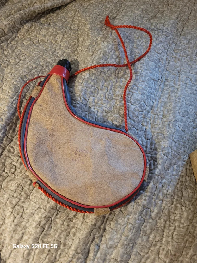 Leather Wine Bota Bag - Made in Spain thumbnail