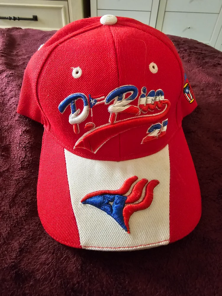 Sejin Red Puerto Rico Baseball Cap thumbnail