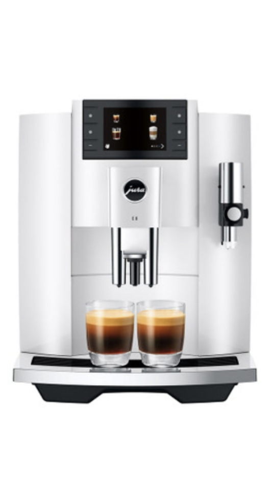 Jura E8 Automatic Espresso Machine - Piano White - photo 4