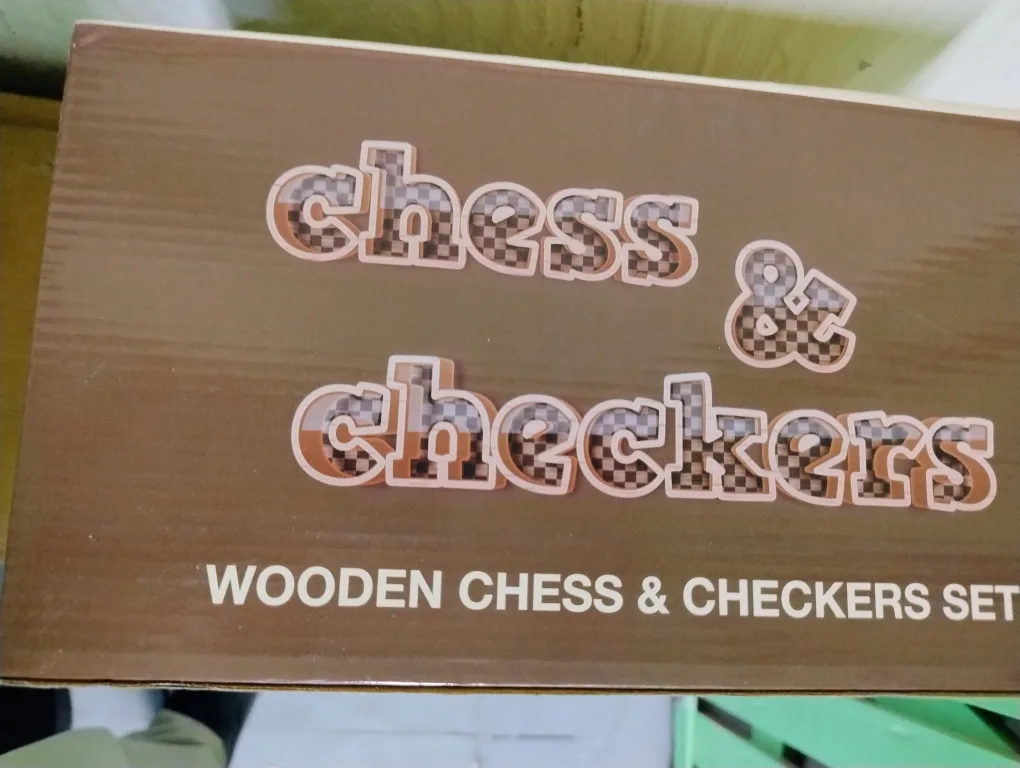 Wooden chess and checkers image indicator(7)