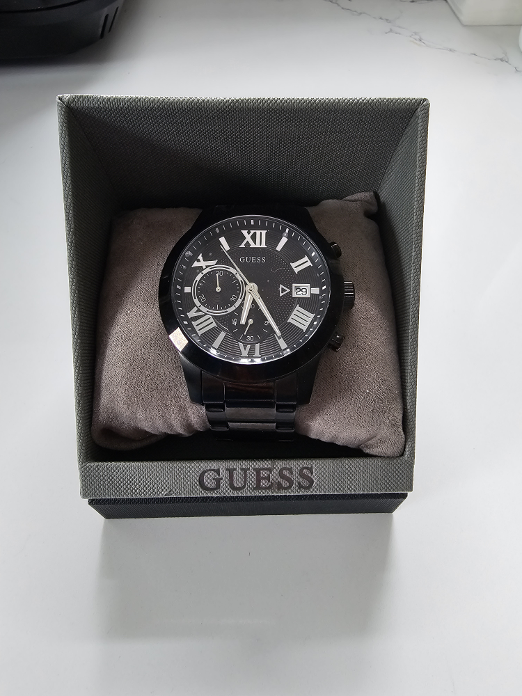 Guess Black Men's Watch with Box