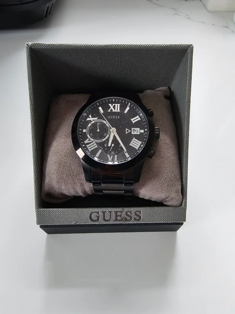 Guess Black Men's Watch with Box thumbnail