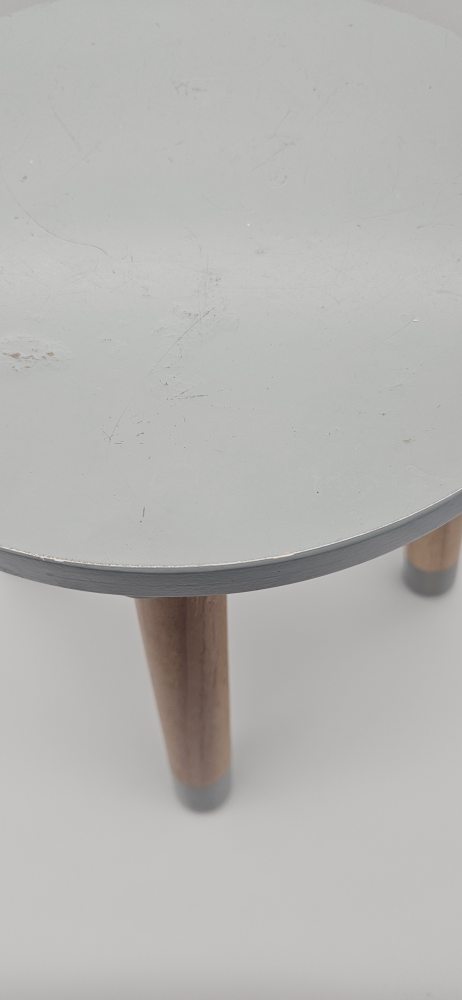 Grey Wooden Step Stool - photo 2