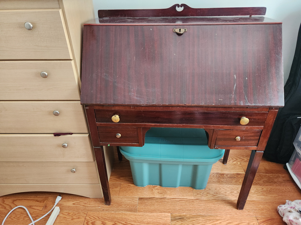 Antique Mahogany Secretary Desk-FREE - photo 2