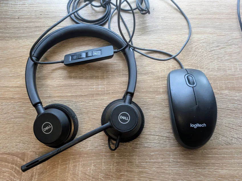 Dell Headset & Logitech Mouse thumbnail