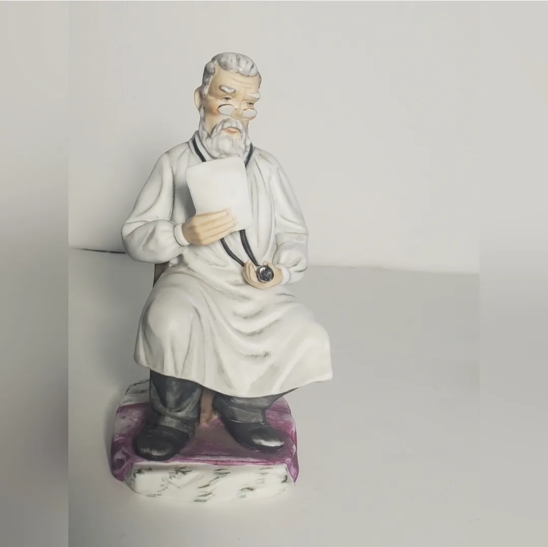 Vintage Andrea by Sadek Porcelain Doctor Figurine Marked 6630 image indicator(8)