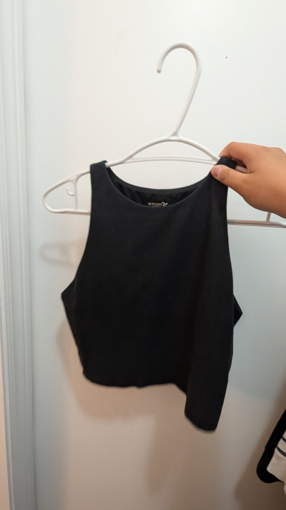 Old Navy Black Crop Top
