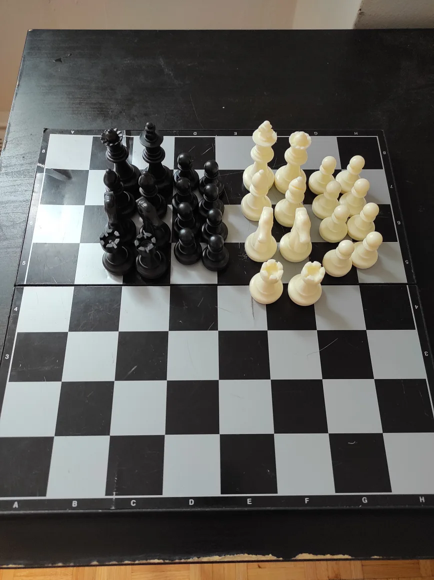 Magnetic Chess and Backgammon Set thumbnail