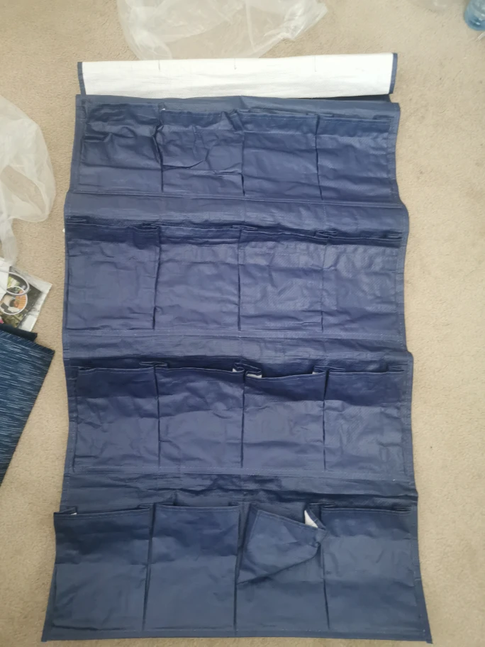 IKEA SKUBB Hanging Shoe Organizer - Blue