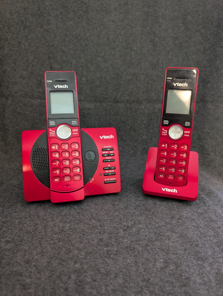 VTech Cordless Phone Set - Red