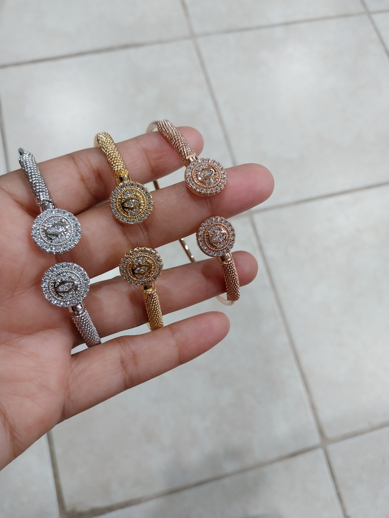 brecelate gold silver and rose gold - photo 5