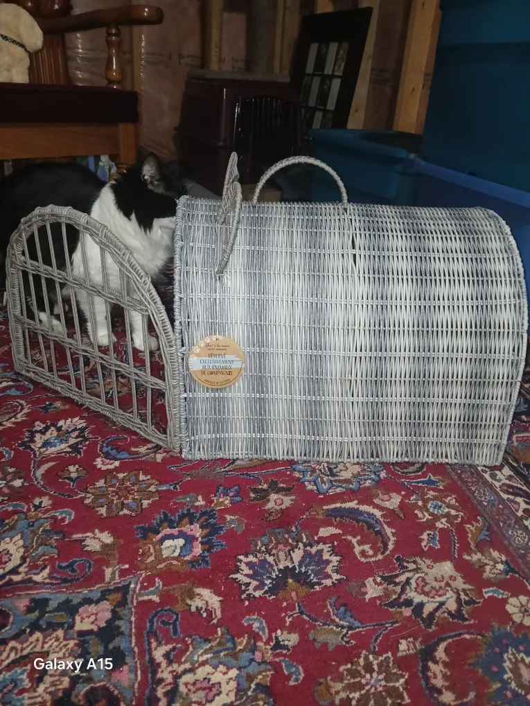 Wicker Pet Carrier image indicator(2)