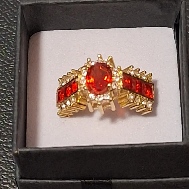 Red & Gold Fashion Ring thumbnail