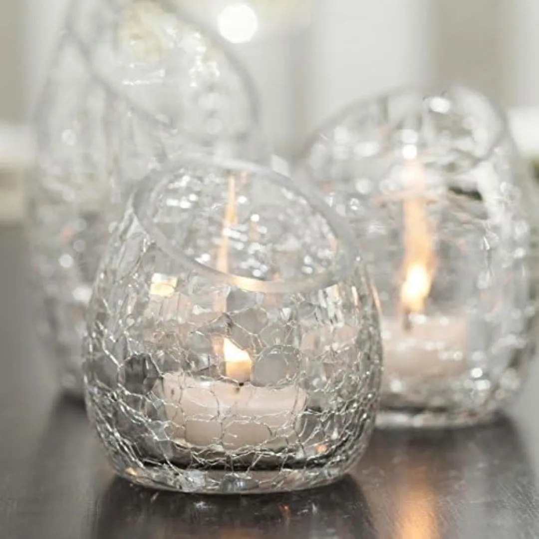 Home Stuff Ellipse Tealight Holder Set (3 Pieces) image indicator(5)