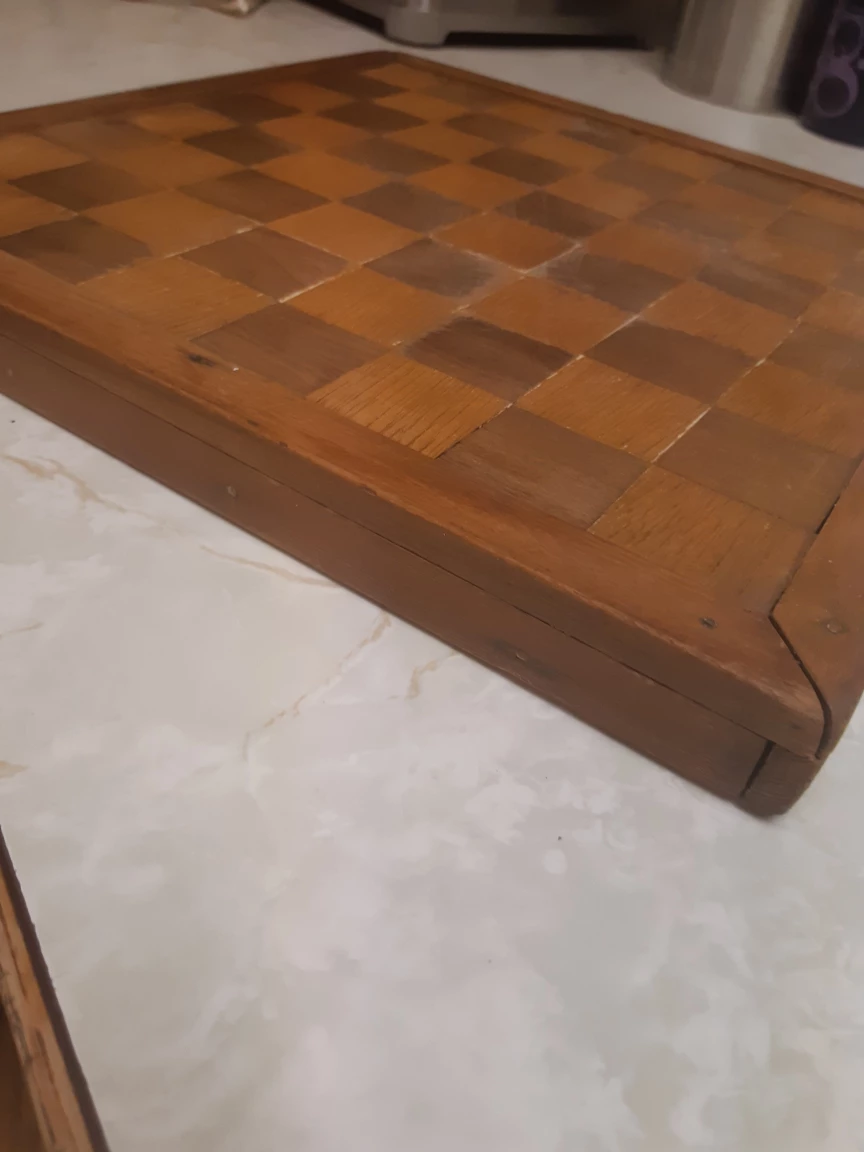 Wooden Chess Board with