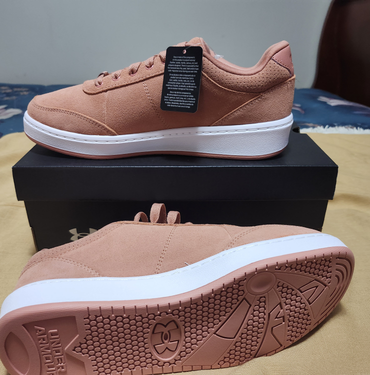 Under Armour Court Sneaker - Peach - photo 4
