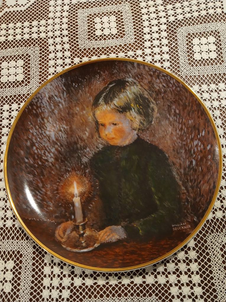 Jennifer by Candlelight Plate by William Bruckner