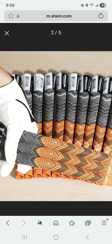 13 pack of golf grips orange and black - photo 2