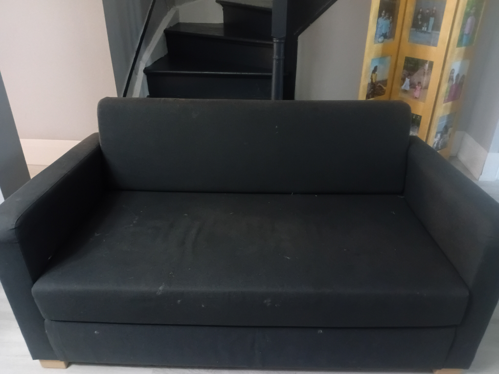 Black Sofa Bed - Great Condition! - photo 4