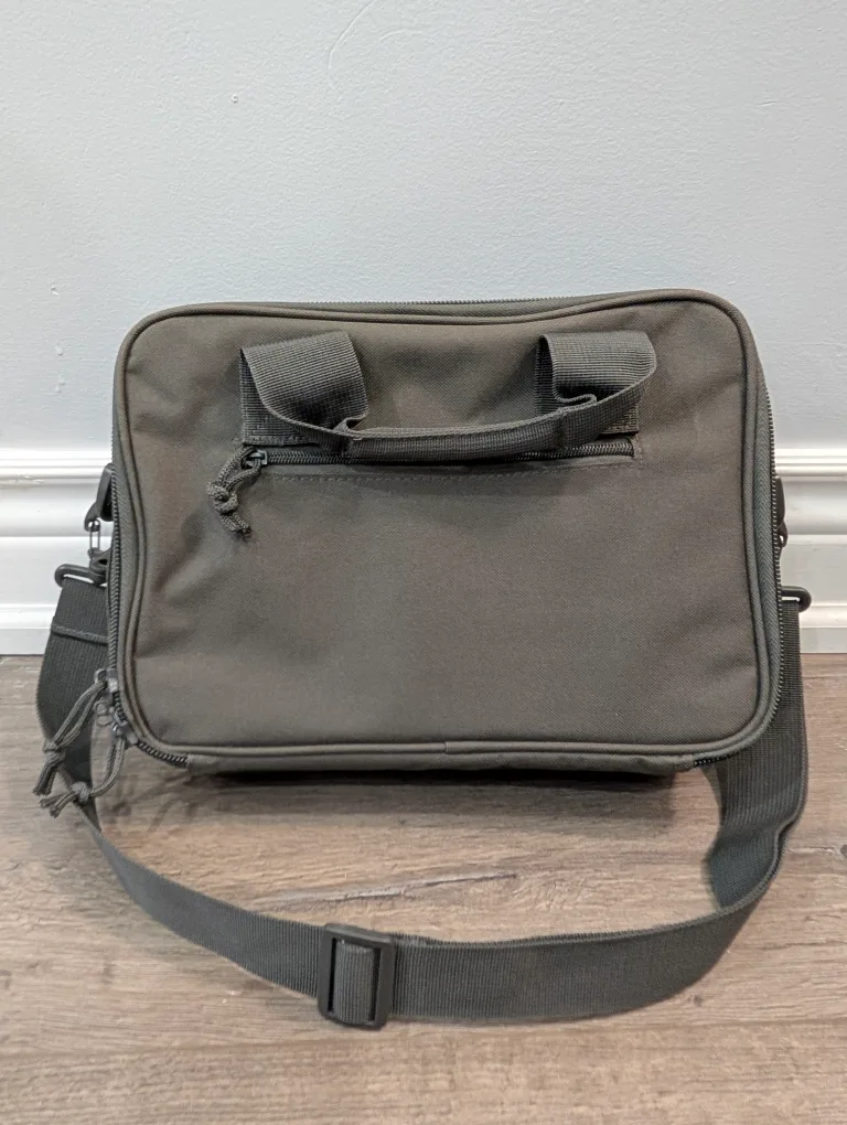 EUC - VISM Discreet Pistol Case Range Urban Grey Soft Case Bag image indicator(2)