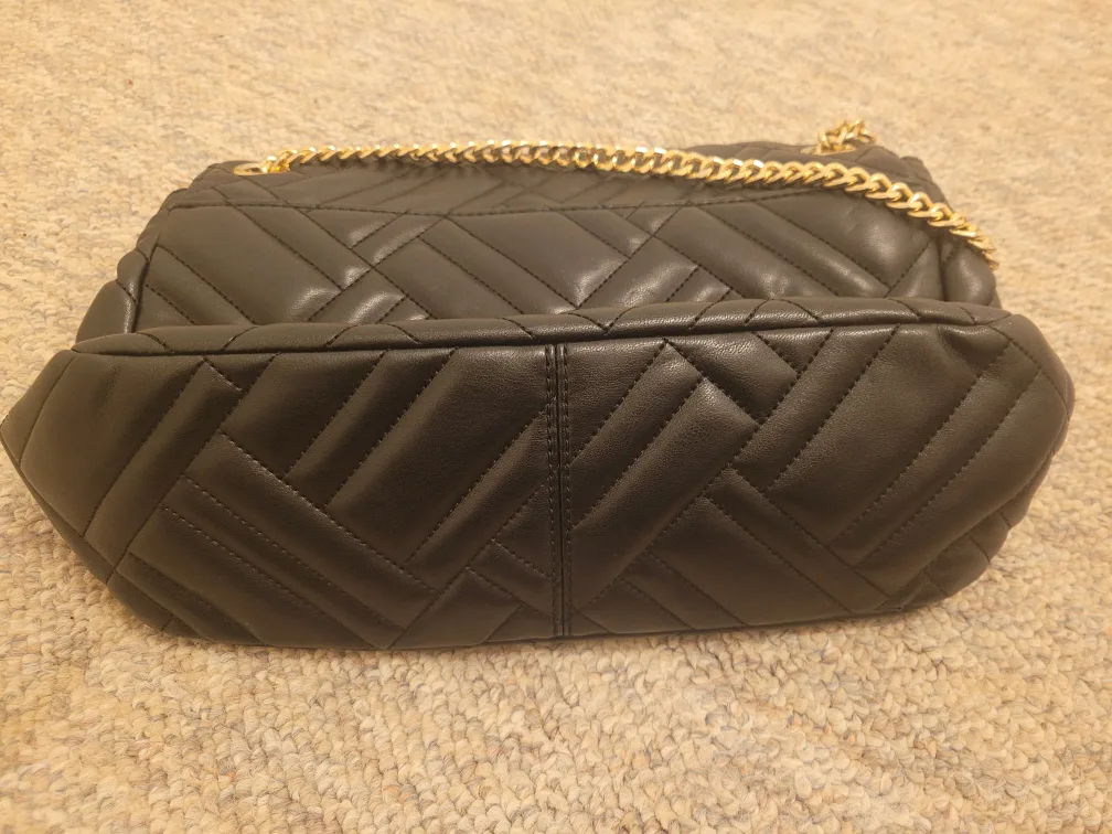 Michael Kors Black Leather Shoulder Bag image indicator(4)