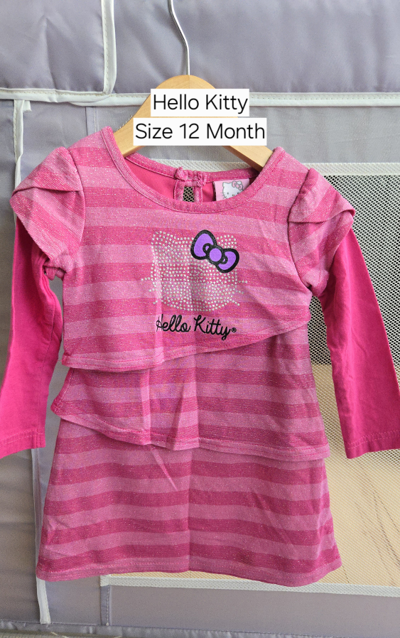 Hello Kitty Dress - 12 Months