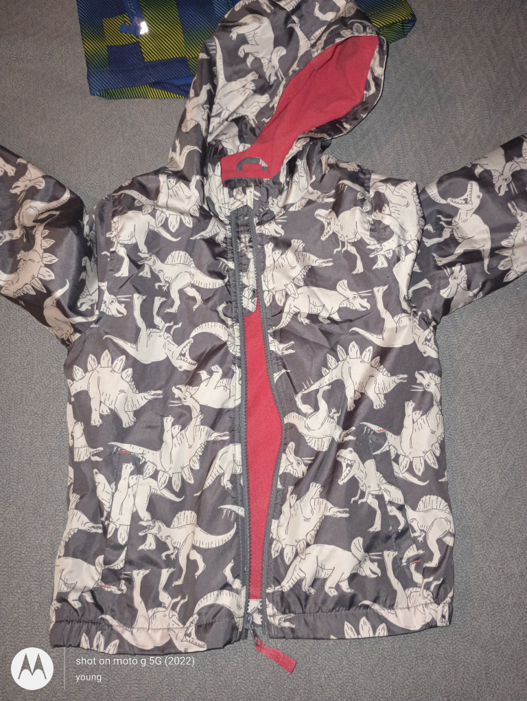 BOYS Carter's Size 6 Dinosaur Print Jacket