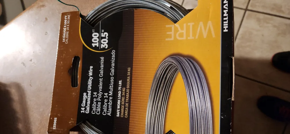 Hillman 14 Gauge Galvanized Wire 100ft thumbnail