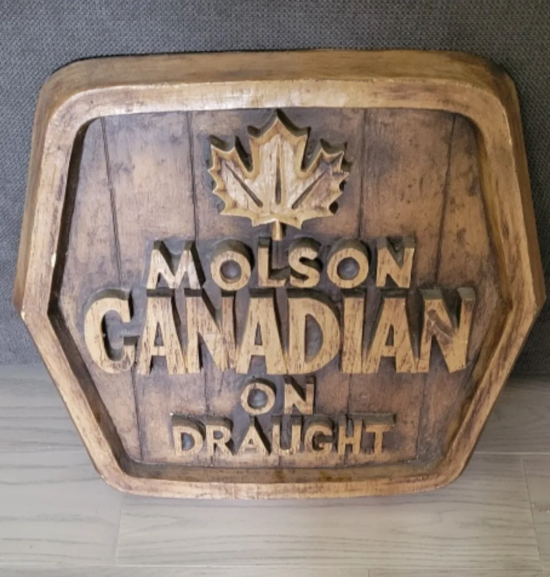 Molson Canadian On Draught Sign thumbnail